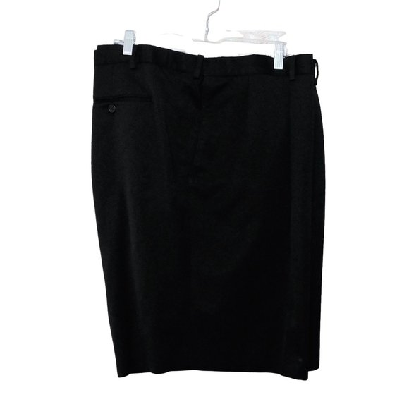 Jonathan Quale Reserve Shorts 56 Black Pleated Front Polyester Blend - Picture 1 of 6